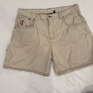 Kickers Men's Tan Flat Front Shorts